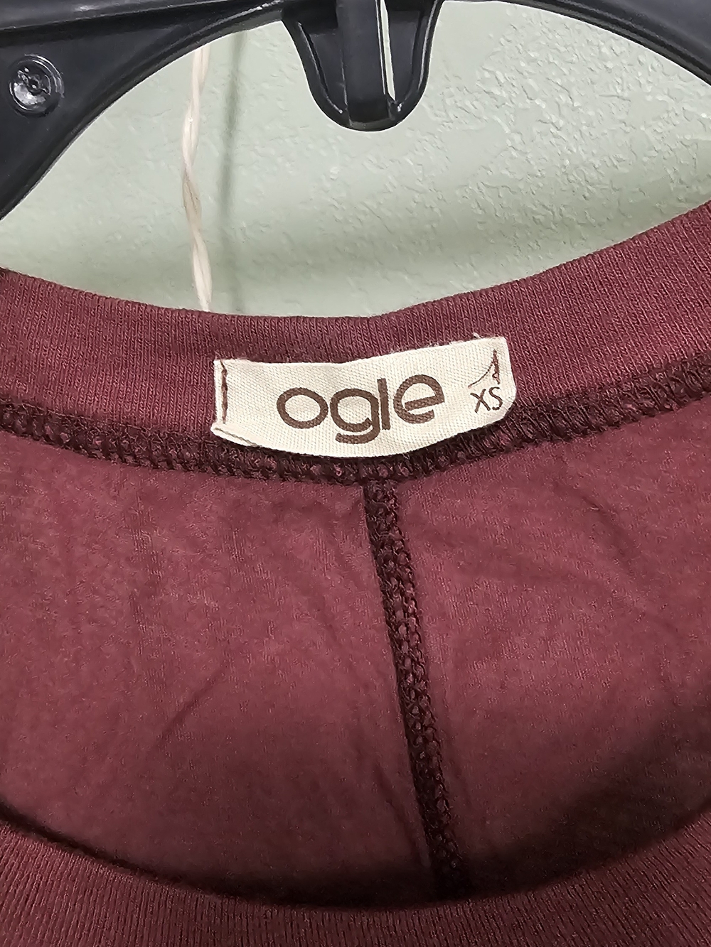 Ogle XS Wine Crewneck Top